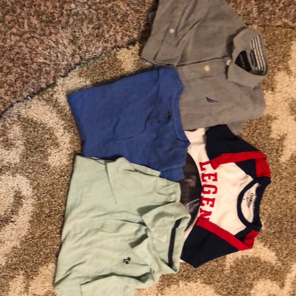 4 boys shirts